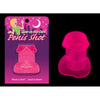 Glow In The Dark Pink Penis Shot Glass - Pleasure Pro 1.5oz - Unisex - Sensational Oral Pleasure - Illuminate Your Night!