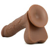 X5 Grinder Realistic Dildo - Model G-1001B - Brown - Unisex Pleasure Toy - Adult Naughty Store