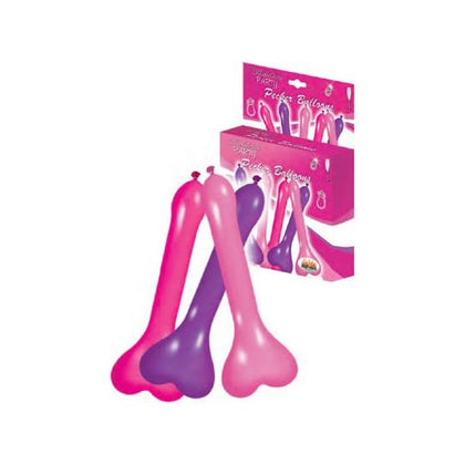 Pecker Party Balloons - Assorted Colors (6-Box)