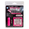 Introducing the SensaVibe Kinky Vibrations Game with Bullet Vibrator - Model SV-500X: The Ultimate Couples Pleasure Experience! - Adult Naughty Store