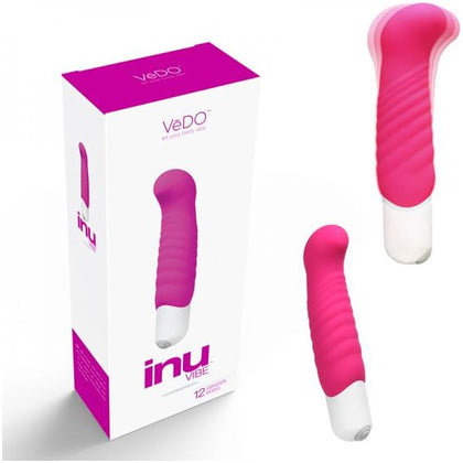 Introducing the Vedo Inu Mini Vibe Hot In Bed Pink - The Ultimate Pleasure Companion for Intense G-Spot and P-Spot Stimulation