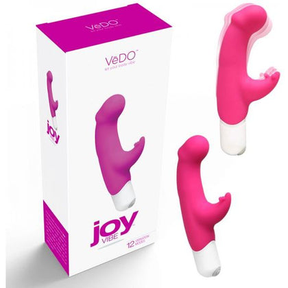 Vedo Joy Mini Vibe Hot In Bed Pink - Powerful G-Spot and Clitoral Stimulation for Women - Adult Naughty Store