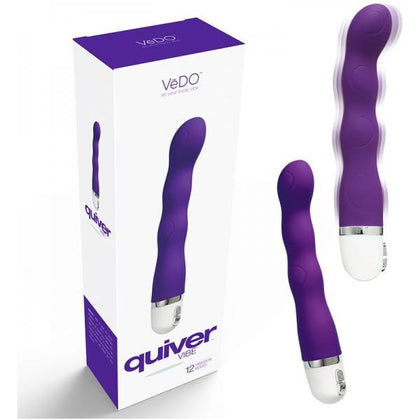 Quiver Mini Vibe by Vedo - QM-500 - Powerful G-Spot and P-Spot Pleasure - Indigo - Adult Naughty Store