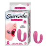 Surenda Silicone Oral Vibe 5 Function USB Rechargeable Waterproof - Pink - Adult Naughty Store