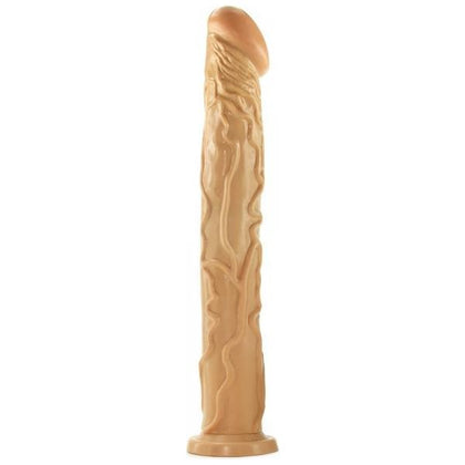 Introducing the Ultra Whopper 14 inches Slim Dong - Beige: The Ultimate Pleasure Companion for All Genders!