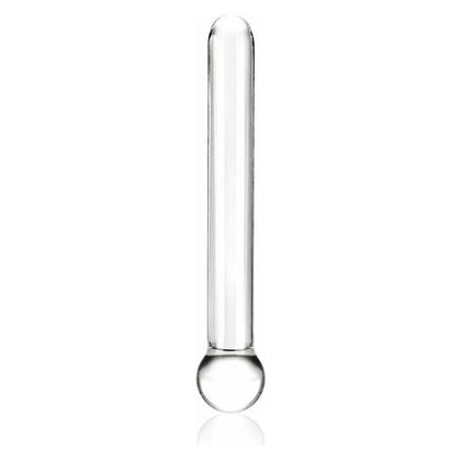 Glass Pleasure Co. 7-Inch Straight Glass Dildo - Model G7-CLEAR - Unisex - Versatile Pleasure - Clear - Adult Naughty Store