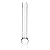 Glass Pleasure Co. 7-Inch Straight Glass Dildo - Model G7-CLEAR - Unisex - Versatile Pleasure - Clear - Adult Naughty Store