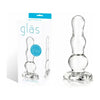 Euphoria Glass Butt Plug 4 Inches Clear - Unisex Anal Pleasure Toy - Adult Naughty Store