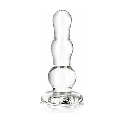 Euphoria Glass Butt Plug 4 Inches Clear - Unisex Anal Pleasure Toy