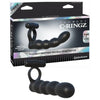 Introducing the Fantasy C-Ringz Posable Partner Double Penetrator - The Ultimate Pleasure Powerhouse for Couples