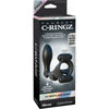 Fantasy C-Ringz Ultimate Ass-gasm Black - Deluxe 4 Vibrator Cock Ring and Prostate Plug for Couples
