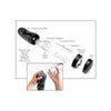 Introducing the SensaPleasure Mega-Bator Mouth Rechargeable Masturbator - Model MB-5000 for Men - Ultimate Oral Pleasure in Sleek Onyx Black - Adult Naughty Store