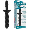 Doc Johnson Novelties Vac-U-Lock Black Handle - Versatile Pleasure Enhancer for All Genders - Model VX-2000 - Intensify Your Sensual Experience! - Adult Naughty Store