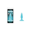 Firefly Pleasure Plug Mini Blue - Tapered Thermoplastic Elastomers (TPE) Anal Plug for Sensual Delights - Model FP-001 - Unisex - Intense Backdoor Stimulation - Captivating Cobalt Blue - Adult Naughty Store