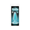 Firefly Pleasure Plug Small Blue - TPE Anal Plug for Sensual Nighttime Delights - Adult Naughty Store