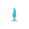 Firefly Pleasure Plug Small Blue - TPE Anal Plug for Sensual Nighttime Delights - Adult Naughty Store