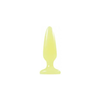 Firefly Pleasure Plug Small Yellow - Sensual Delight for All Genders, Intensify Your Pleasure in the Dark