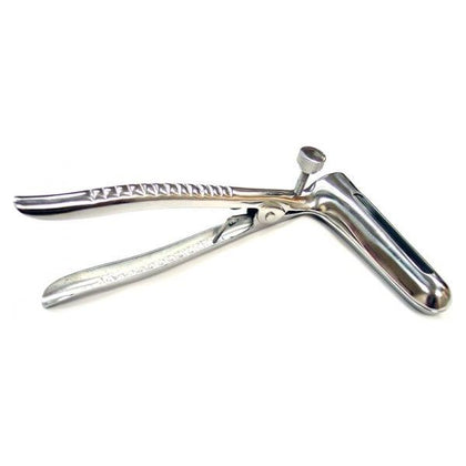 Rouge Stainless Steel Anal Speculum - Model RSAS-001 - Unisex Anal Play Pleasure - Polished Silver - Adult Naughty Store