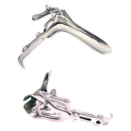 Rouge Stainless Steel Vaginal Speculum - Professional Medical Grade Gynecological Tool for Intimate Examinations and Play - Adult Naughty Store