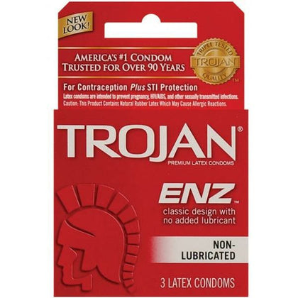 Trojan Enz Non-Lubricated Condoms - Box of 3

Introducing the Trojan Enz Non-Lubricated Condoms - Box of 3: The Ultimate Protection for Intimate Moments - Adult Naughty Store