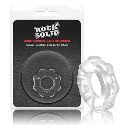 Rock Solid Gear Clear C Ring In A Clamshell - The Ultimate Pleasure Enhancer for Men