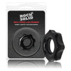 Rock Solid Gear Black C Ring In A Clamshell - Stretchable Cock Ring for Enhanced Pleasure (Model RS-BCR01) - Men's Intimate Toy - Black