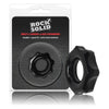 Rock Solid Gear Black C Ring In A Clamshell - Stretchable Cock Ring for Enhanced Pleasure (Model RS-BCR01) - Men's Intimate Toy - Black - Adult Naughty Store