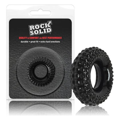 Rock Solid Radial Black C Ring In A Clamshell: The Ultimate Pleasure Enhancer for Men - Adult Naughty Store