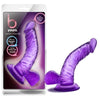 B Yours - Sweet N Hard 8 Purple Realistic PVC Dong for Sensual Pleasure - Adult Naughty Store