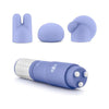 Revitalize Massage Kit: The Ultimate Pleasure Experience with 3 Silicone Attachments - Purple - Adult Naughty Store