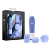 Revitalize Massage Kit: The Ultimate Pleasure Experience with 3 Silicone Attachments - Purple - Adult Naughty Store