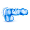 Sweet N Hard #4 Realistic Blue Suction Cup Dong with Balls - Pleasure for All Genders! - Adult Naughty Store