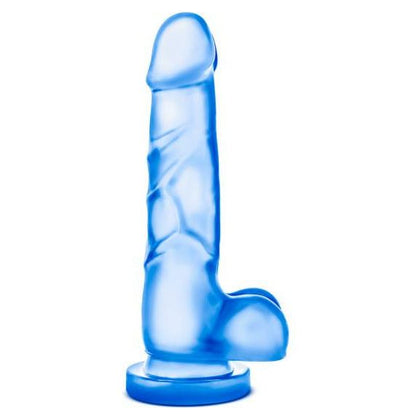 Sweet N Hard #4 Realistic Blue Suction Cup Dong with Balls - Pleasure for All Genders! - Adult Naughty Store