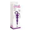 Gossip Hearts On A String Silicone Anal Beads Purple