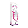 Introducing the Gossip Perfect 10 Silicone Anal Beads Pink: Model XYZ - The Ultimate Pleasure Experience for All Genders!