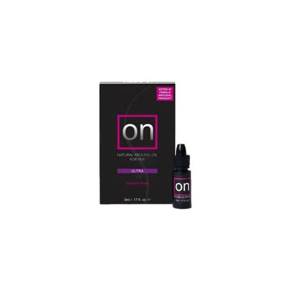 ON Arousal Oil Ultra 5ml Large Box - Intensify Orgasms with Natural Botanical Blend for Women's Pleasure (Model: ONAU5L-BOT)