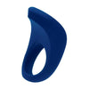 Midnight Madness Blue Drive Vibrating Ring - Silicone Clitoral Stimulator, Model DDVR-1, for Women, Intense Pleasure, Waterproof