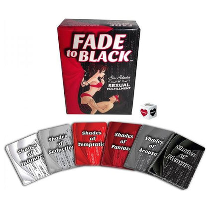 Introducing the Sensual Pleasure Game: Fade To Black 6 Shades of Fulfillment - The Ultimate Card and Dice Game for Couples