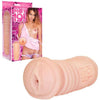 Uma Jolie Sensual Teen Pussy Stroker - Model X123: Female Pleasure Toy in Sultry Pink - Adult Naughty Store