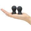 Fifty Shades of Grey Silicone Nipple Teasers - Sensation-Enhancing Vacuum Suckers for Increased Size and Sensitivity - Model NS-001 - Unisex - Nipple Stimulation - Black