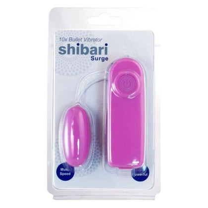Shibari Surge 10X Pink Bullet Vibrator - Powerful Pleasure for Intense Sensations