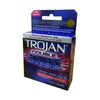 Trojan Double Ecstasy 3 Pack Latex Condoms - Intense Pleasure for Couples - Adult Naughty Store