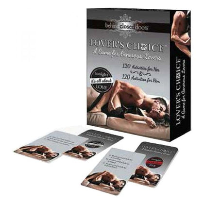 Intimate Pleasures - Behind Closed Doors Lover's Choice Game
Bring Passion to Life with this Sensual Game for Couples - Adult Naughty Store