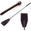 Lustful Leather Riding Crop - Model RR-01 - For Intense Sensations in Black - Adult Naughty Store