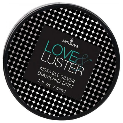 Love & Luster Diamond Dust Shimmering Body Powder with Puff Applicator - Enhance Your Sensuality with a Kissable Glow - 2 fl. oz.