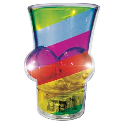 Rainbow Delight LED Boobie Shot Glass - The Ultimate Pleasure Experience