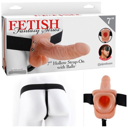 Fetish Fantasy 7in Hollow Strap-on With Balls Flesh

Introducing the Fetish Fantasy Elite 7in Hollow Strap-on With Balls - The Ultimate Pleasure Enhancer for Couples