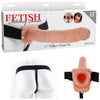 Fetish Fantasy 11in Hollow Strap-on Flesh - The Ultimate Pleasure Enhancer for All Genders in a Natural Flesh Tone - Adult Naughty Store