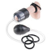 Fetish Fantasy Suck N Stroke Head Pump Black - Intense Stimulation for Men: Powerful Suction, Graduating Cock Rings, and Sensational Pleasure - Adult Naughty Store