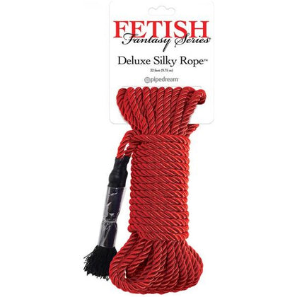 Deluxe Silk Rope - Red: The Perfect Shibari Bondage Tool for Sensual Pleasure
